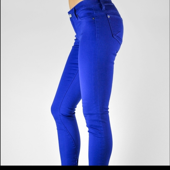 Indigo Rein Royal Blue Skinny Jeans Size 5. - Picture 2 of 11